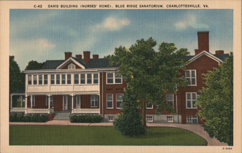 Davis Building, Blue Sanatorium Charlottesville Virginia