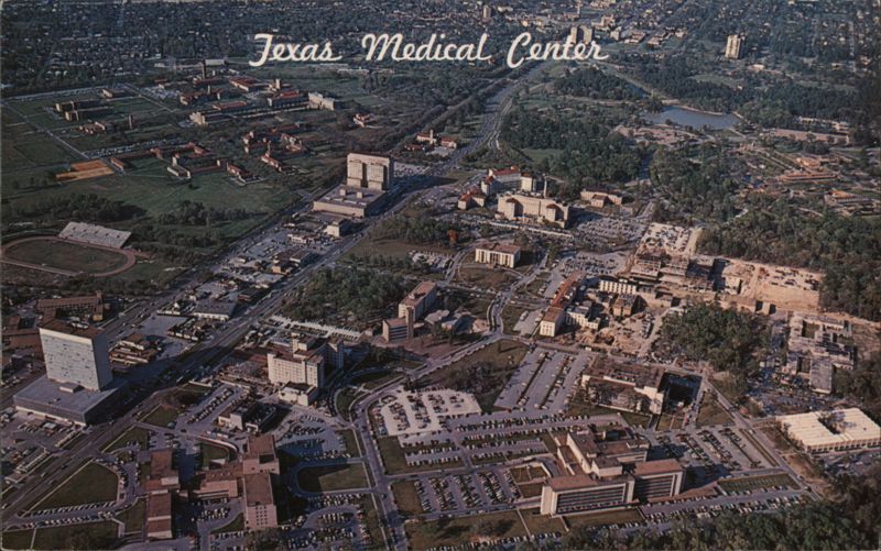 Texas Medical Center Aerial View Houston