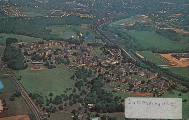U. S. Veterans Hospital Aerial View, Salem, VA Virginia