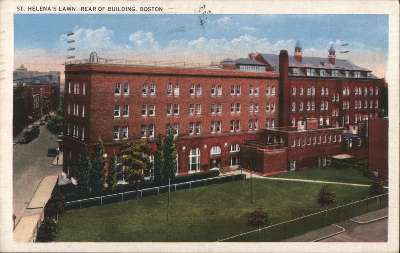 St. Helena's Lawn, Rear of Building Boston Massachusetts