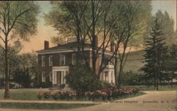 Dansville General Hospital, Hand-Colored Postcard