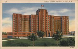 Queens General Hospital Postcard