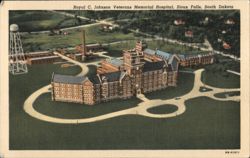 Royal C. Johnson Veterans Memorial Hospital, Sioux Falls, SD Postcard