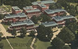 Aerial View of Hospital Buildings, VA Center, Mountain Home Postcard
