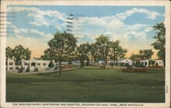 Madison Rural Sanitarium & Hospital, Madison College Postcard
