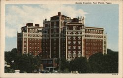 Harris Hospital, Fort Worth Medical Center Postcard