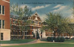 St. Anthony's Catholic Hospital, Oklahoma City, OK Postcard