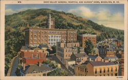 Ohio Valley General Hospital & Nurses' Home Postcard