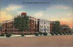Columbia Hospital - Present Building, 1933 Postcard