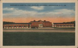 Shriner's Hospital for Crippled Children Postcard