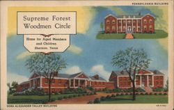Supreme Forest Woodmen Circle Home, Sherman, Texas Postcard