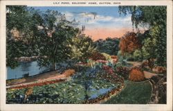 Lily Pond, Soldiers' Home Postcard