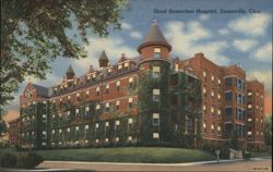 Good Samaritan Hospital with Ivy Postcard