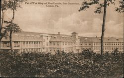 Part of West Wing and West Corridor, State Sanatorium Postcard