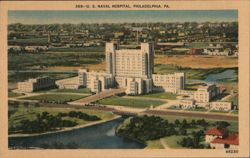 U. S. Naval Hospital, Philadelphia Postcard