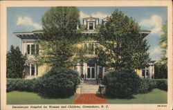 Sternberger Hospital for Women and Children, Greensboro Postcard