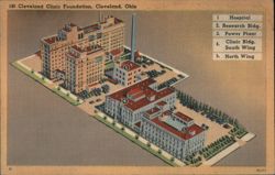 Cleveland Clinic Foundation Buildings, Cleveland, OH Postcard