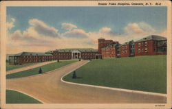 Homer Folks Hospital, Oneonta, NY - Tuberculosis Care Postcard