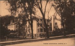 Greene Sanitarium, Castile, NY Postcard