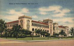 School of Tropical Medicine & Hospital, San Juan Postcard