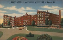 St. Mary's Hospital and School of Nursing Postcard