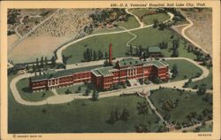 U.S. Veterans' Hospital, Salt Lake City, Utah Postcard