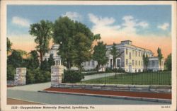 Guggenheimer Maternity Hospital, Lynchburg Postcard