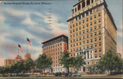 Barnes Hospital Group, St. Louis, Missouri Postcard