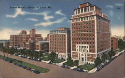 Barnes Hospital Group, St. Louis, Missouri Postcard