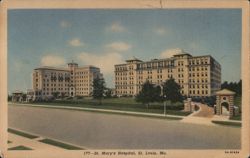 St. Mary's Hospital Postcard