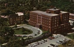 Hinsdale Sanitarium and Hospital Aerial View Postcard