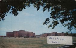 Veterans' Hospital, Brockton, MA Postcard