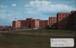 U. S. Veterans Hospital, Brockton, Mass. Postcard
