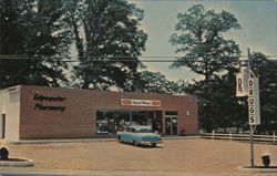 Edgewater Pharmacy, 24-Hour Prescription Service Postcard