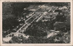 Air View, U. S. Veterans Hospital, Outwood, KY Postcard