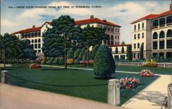 United States Veterans' Home, Bay Pines, St. Petersburg, FL Postcard
