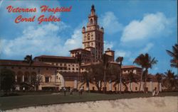 Veterans Hospital Coral Gables, Florida Postcard