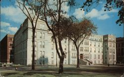 Detroit Memorial Hospital - Medical Corridor Postcard