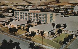 Desert Hospital Aerial View, Palm Springs, California Postcard