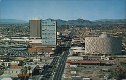 Phoenix Central Avenue Highrise Complex & Financial Center Postcard