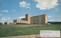 U. S. Veteran's Hospital, Altoona, PA Postcard