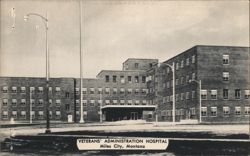 Veterans' Administration Hospital, Miles City, MT Postcard
