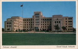 Veterans Hospital Grand Island Nebraska Postcard