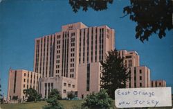 Veterans Hospital East Orange NJ Postcard