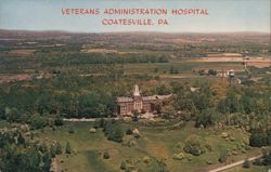 Veterans Administration Hospital Coatesville, PA Postcard
