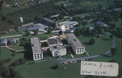 Castle Point Veteran's Hospital Aerial View Postcard