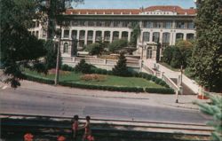 Odessa Sanatorium Moldova Building Postcard