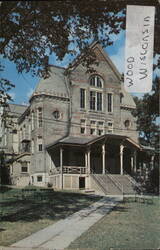 Ward Memorial Theater, Veterans Administration Center Postcard