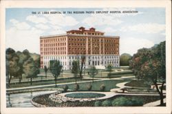 St. Louis Hospital Missouri Pacific Employes' Hospital Assoc. Postcard