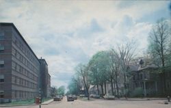 St. Eusebe Hospital and Manseau Blvd., Joliette Postcard